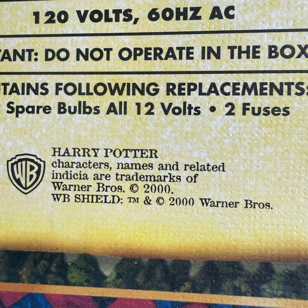 2 Sets Harry Potter 10 Globe String Lights Set‎ Kurt Adler 2000 Vintage w/ Box
